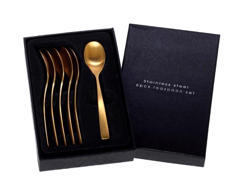 Cryspo Trio Set 6 temaxion Koutalaki Stainless Steel 'Durable' Gold Matt 4507603